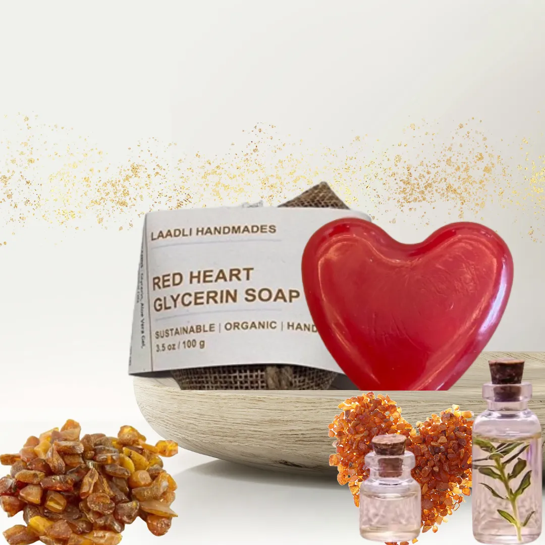 Red Heart Glycerin Soap